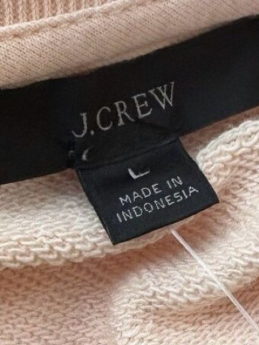J. Crew Blush Pink Knit Sweatshirt Dress - Women’s 12 - Picture 5 of 6